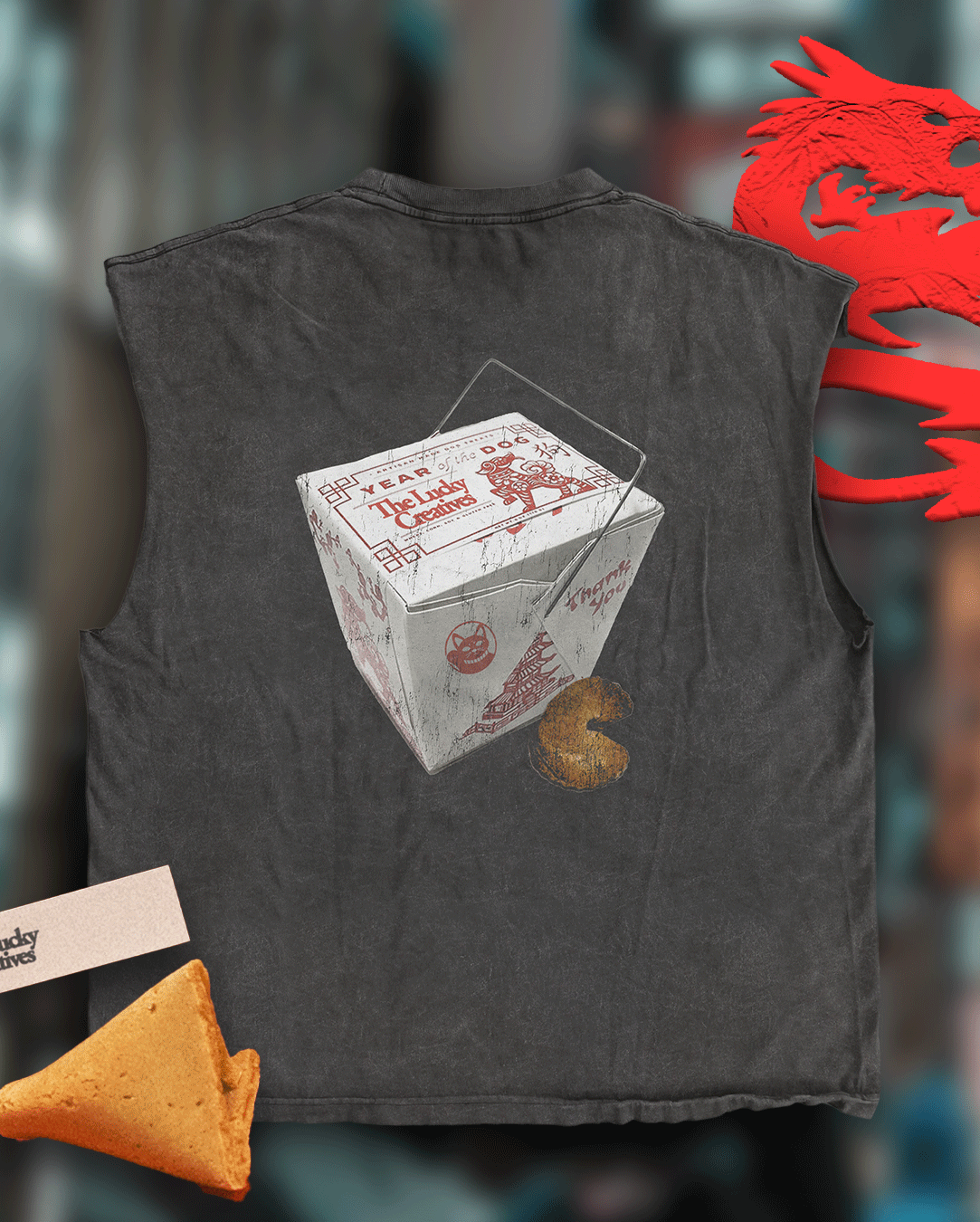Fortune Cookie Tank (Black)
